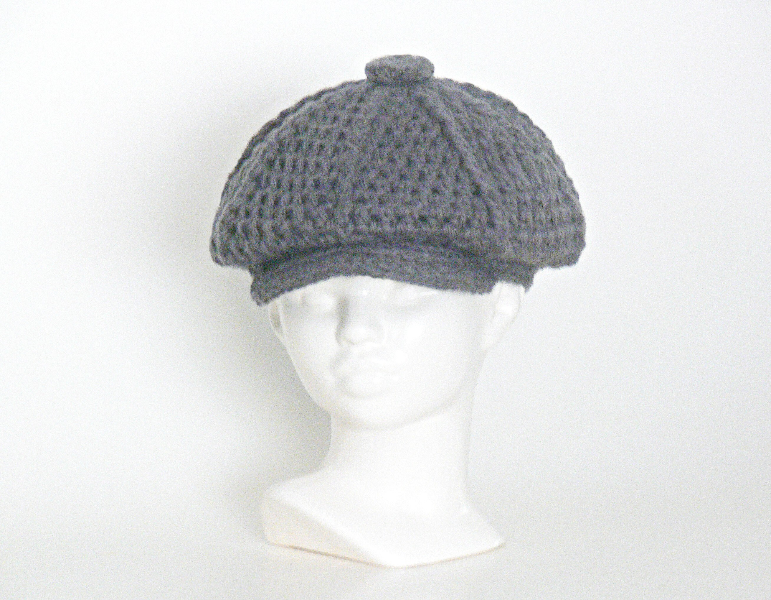 Crochet Pattern Newsboy Cap Gatsby Hat Pageboy Hat Bakers Etsy