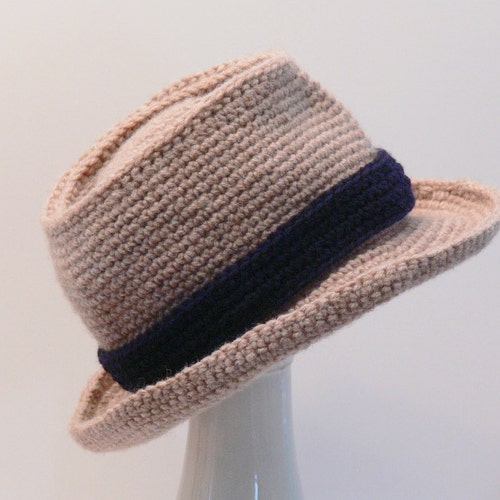 Crochet Pattern Fedora Hat Summer 