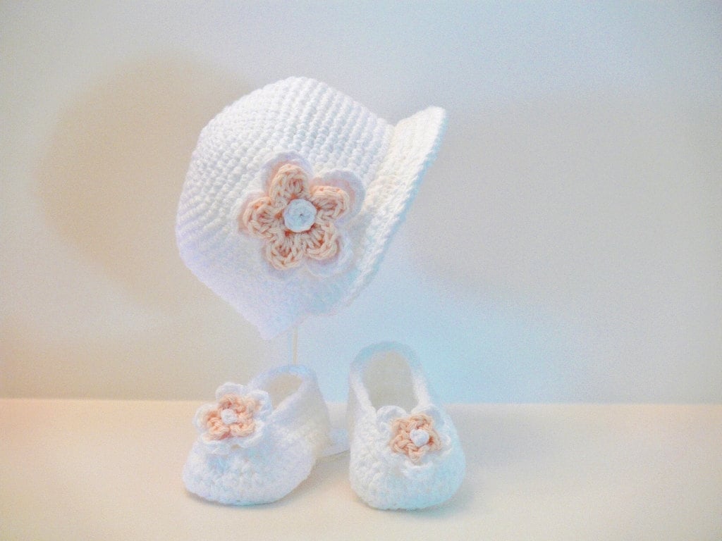 Crochet Pattern Baby Hat Slippers Shoes Booties Sizes Preemie