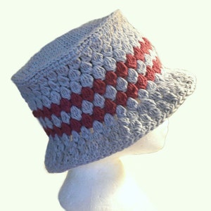 Crochet Pattern - Bucket Hat - Summer / Winter Hat, Men's or Women's Bucket Hat 6 sizes Child to Adult XXL # 426
