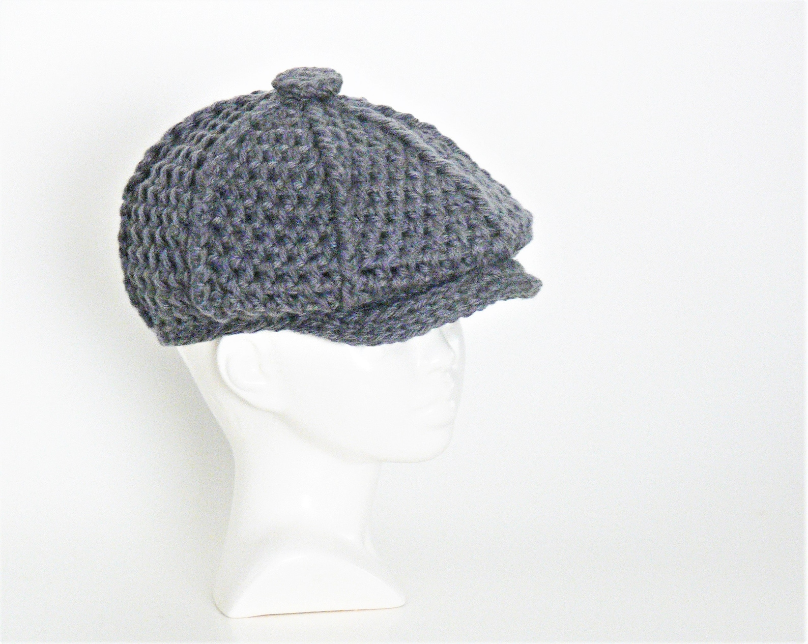 Crochet Pattern Newsboy Cap Gatsby Hat Pageboy Hat Bakers Etsy