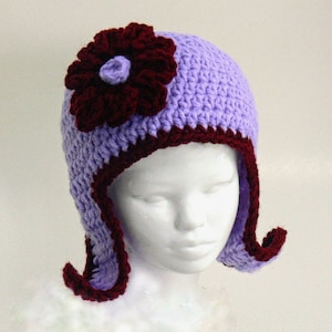 Crochet Pattern - Laplander Baby Hat with Ear Flaps - Size Preemie, Newborn, 3 Month, Baby, Toddler, Meadowvale Studio #171