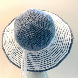 Crochet Pattern Womens Hat Sun Hat Beach Hat Large Brim - Etsy