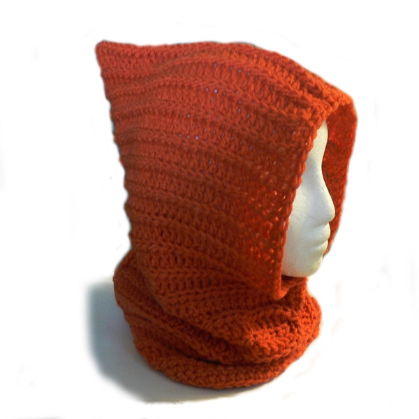 Crochet Pattern - Cowl with Hood - Small to X Large Adult #397