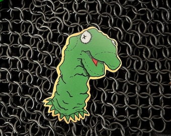 Frog Sock Puppet 3” Sticker