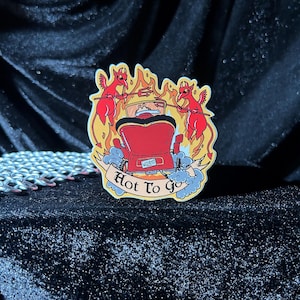 Wild Ride Sticker/ Mr Toad Hot To Go Sticker