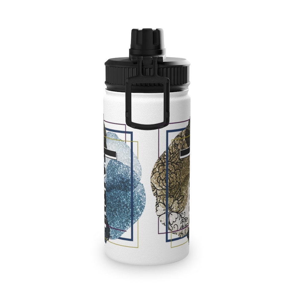 Faith Religious Stainless Steel Water Bottle, Sports Lid