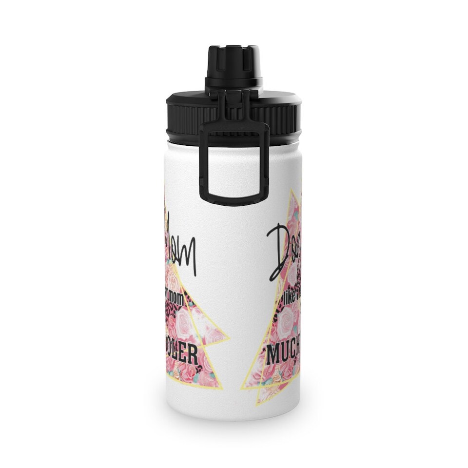 Dog Mom Like A Regular Mom But Much Cooler Stainless Steel Water Bottle, Sports Lid