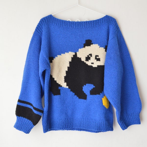 Panda Sweater Etsy