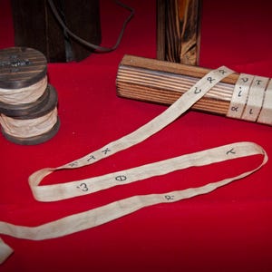 Spartan Scytale Cipher - Wooden Ancient Greek Tool - Secret Message ...
