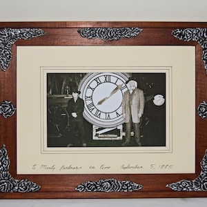 Partners in Time inspired Movie Replica Wooden Frame – Iconic Prop for Film Fans