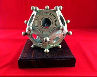 Large Roman Dodecahedron (12 cm / 4.72 In aprox). US Import taxes INCLUDED