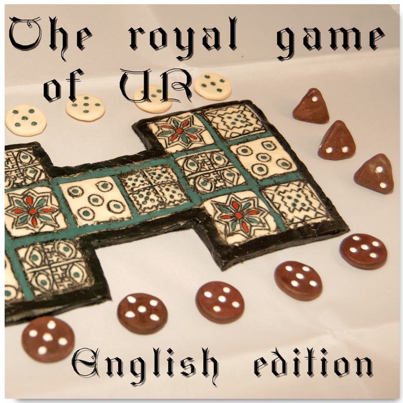 Royal Game of Ur board game English edition image 1