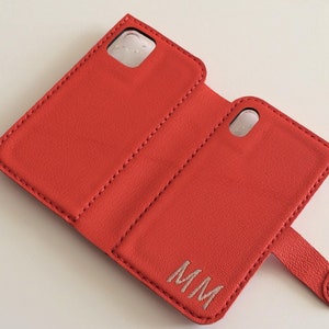 Cartera para dos teléfonos, cartera para iPhone 11 Pro, cartera para iPhone 15 Pro Max, cartera para iPhone 16+, cartera para iPhone 14, cartera para iPhone 12, funda de cuero para iPhone