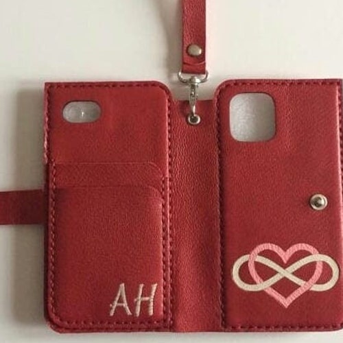 Double Phone Wallet Iphone 13 Wallet Dual Phone Case Iphone Etsy