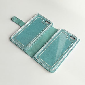 Leather Double Phone Case, Dual Phone Case for Work and Personal 