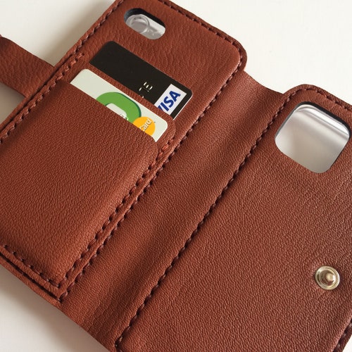 Double Phone Wallet Iphone 13 Wallet Dual Phone Case Iphone Etsy
