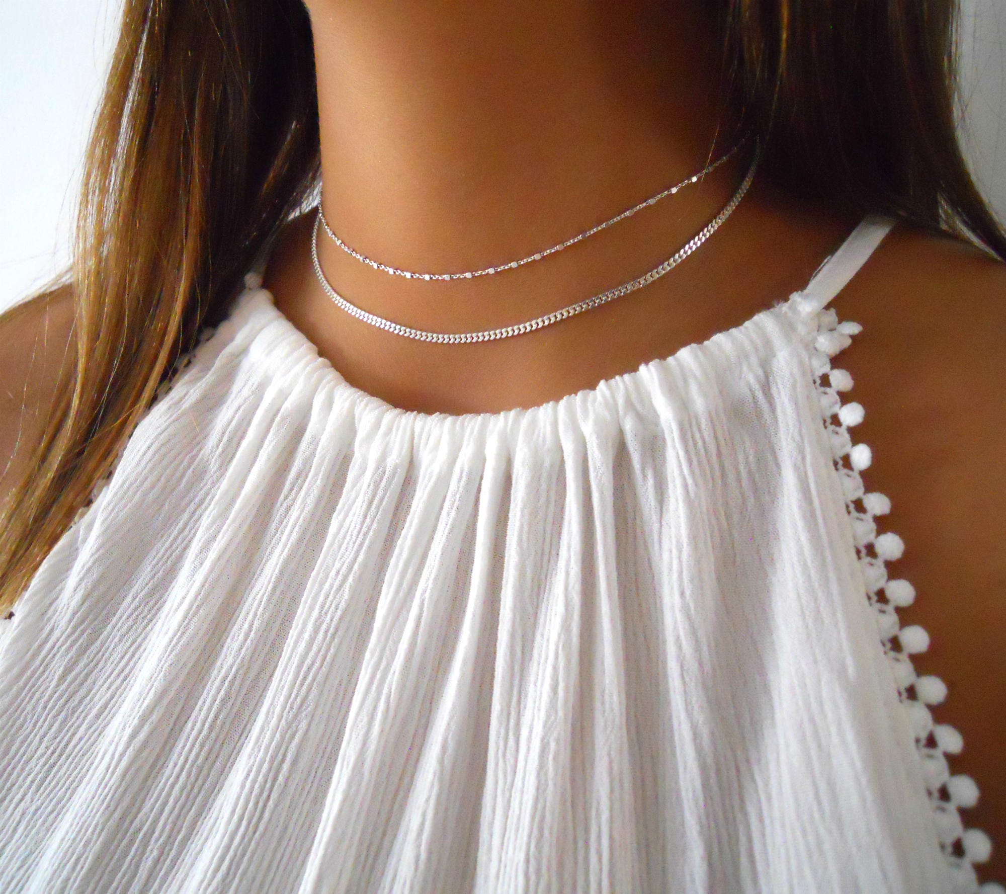 Chitai Silver Choker Necklace – SILBERUH