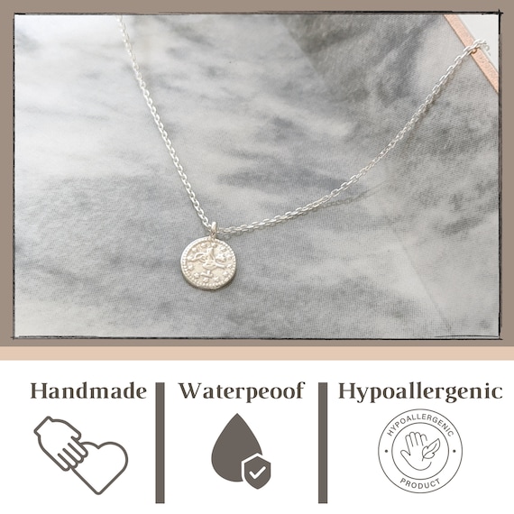 Silver Necklaces for Women, Sterling Silver Tiny Pendant Necklace, Dainty  Silver Necklace UK, Tiny Star Silver Pendant, Dainty Jewellery -  Israel