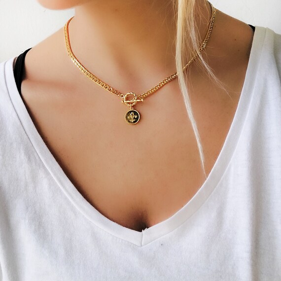 Bar Necklace Gold Necklaces 