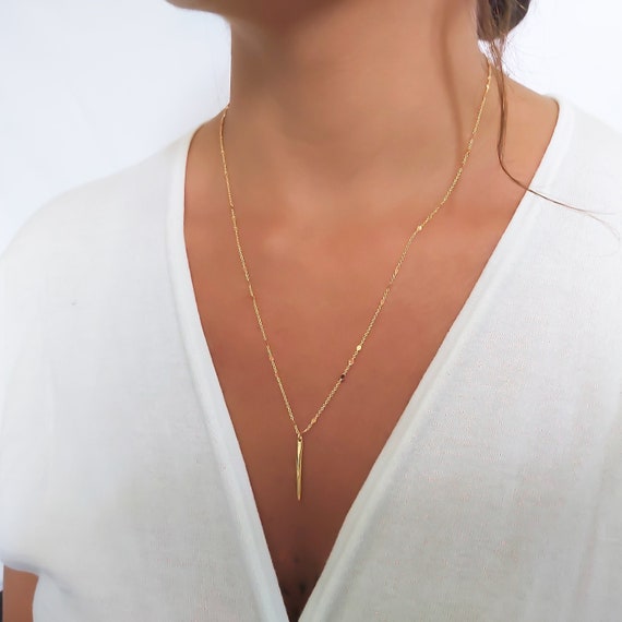 Gold Choker Necklace for Women, Dainty Choker Necklace, Gold Chain