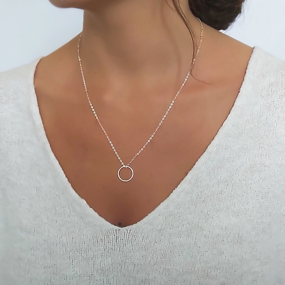 Sterling Silver Karma Necklace With a 