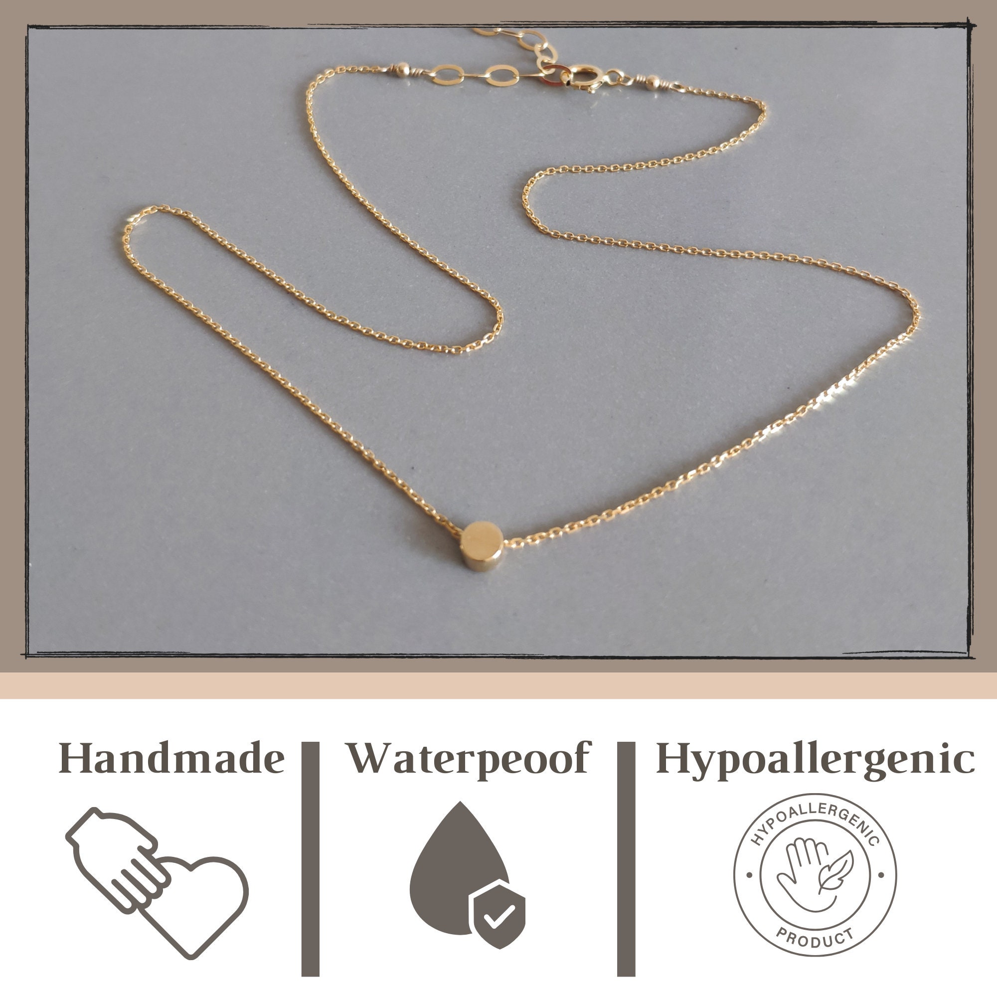 Dot Necklace | Handmade Silver & Gold Jewellery | MUKA Studio – MUKA  Jewellery