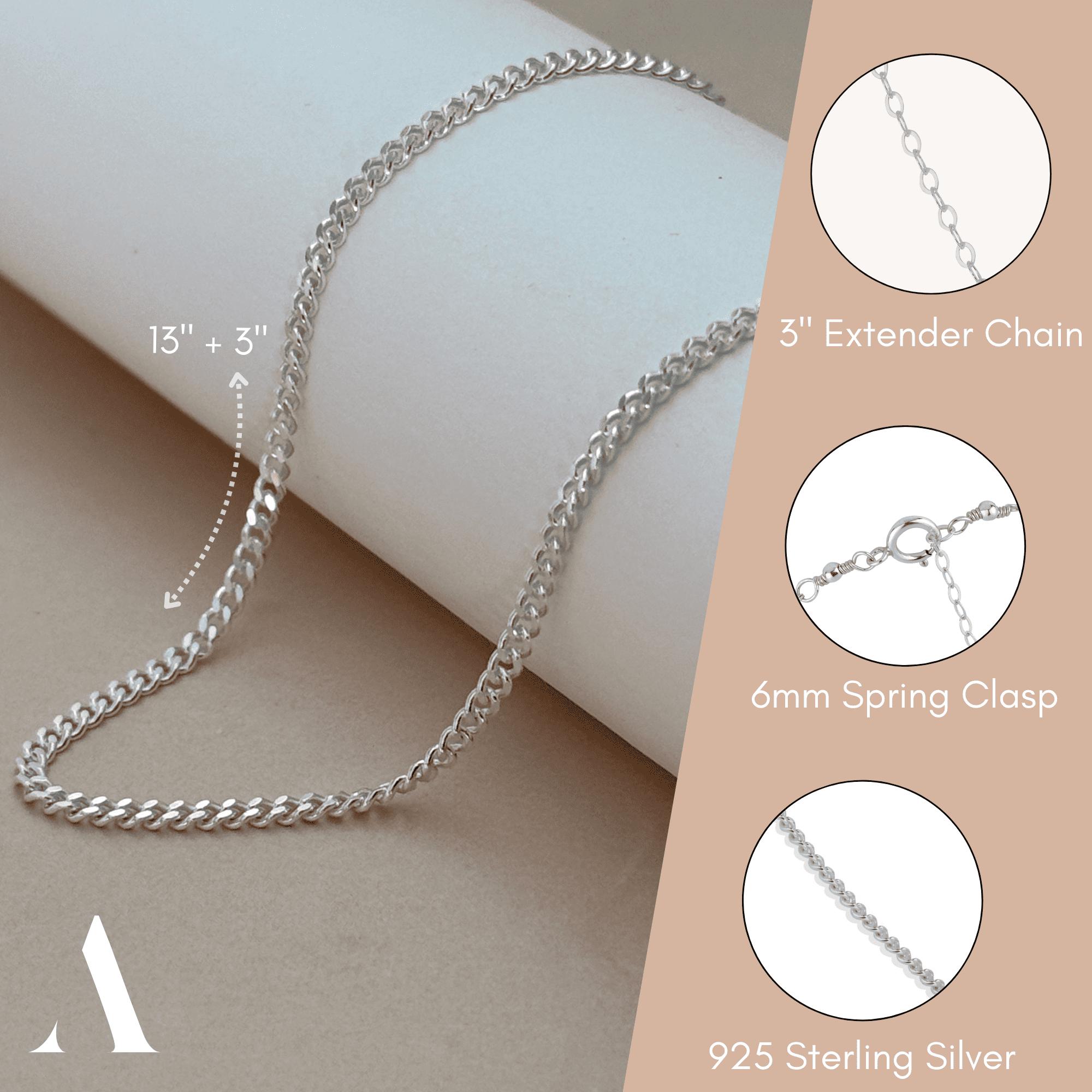 【ファッション通販】の商品をすべて 925 Silver Necklace, Chain Silver Choker, Silver Sterling アクセサリー