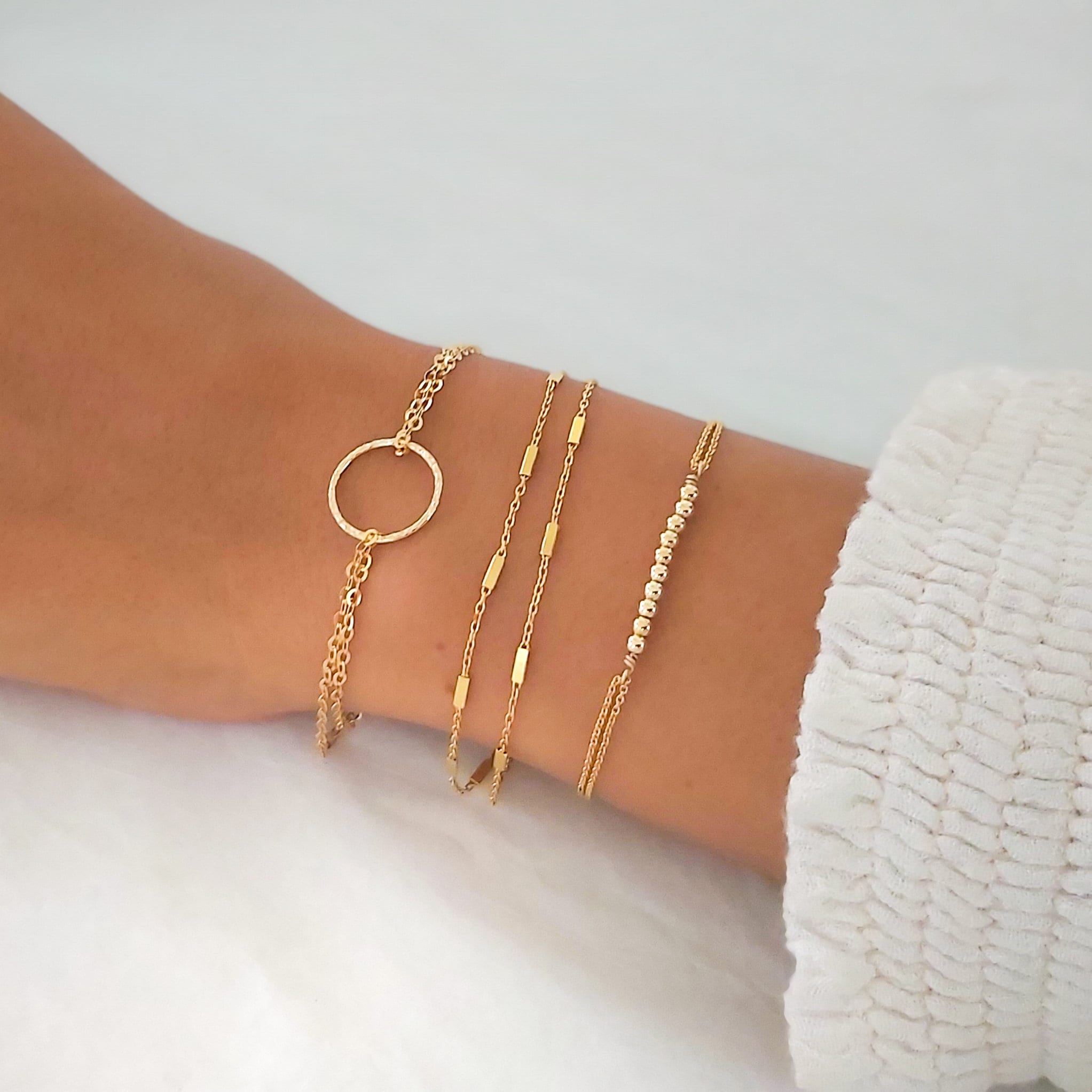 Gold Bracelets for Women Dainty Gold Bracelet Gold Chain Etsy