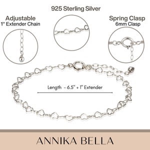 Bracciale in argento sterling per donna, braccialetto in argento delicato, braccialetto a catena, gioielli minimali, regalo per le donne, bracciali in argento impilabili immagine 4