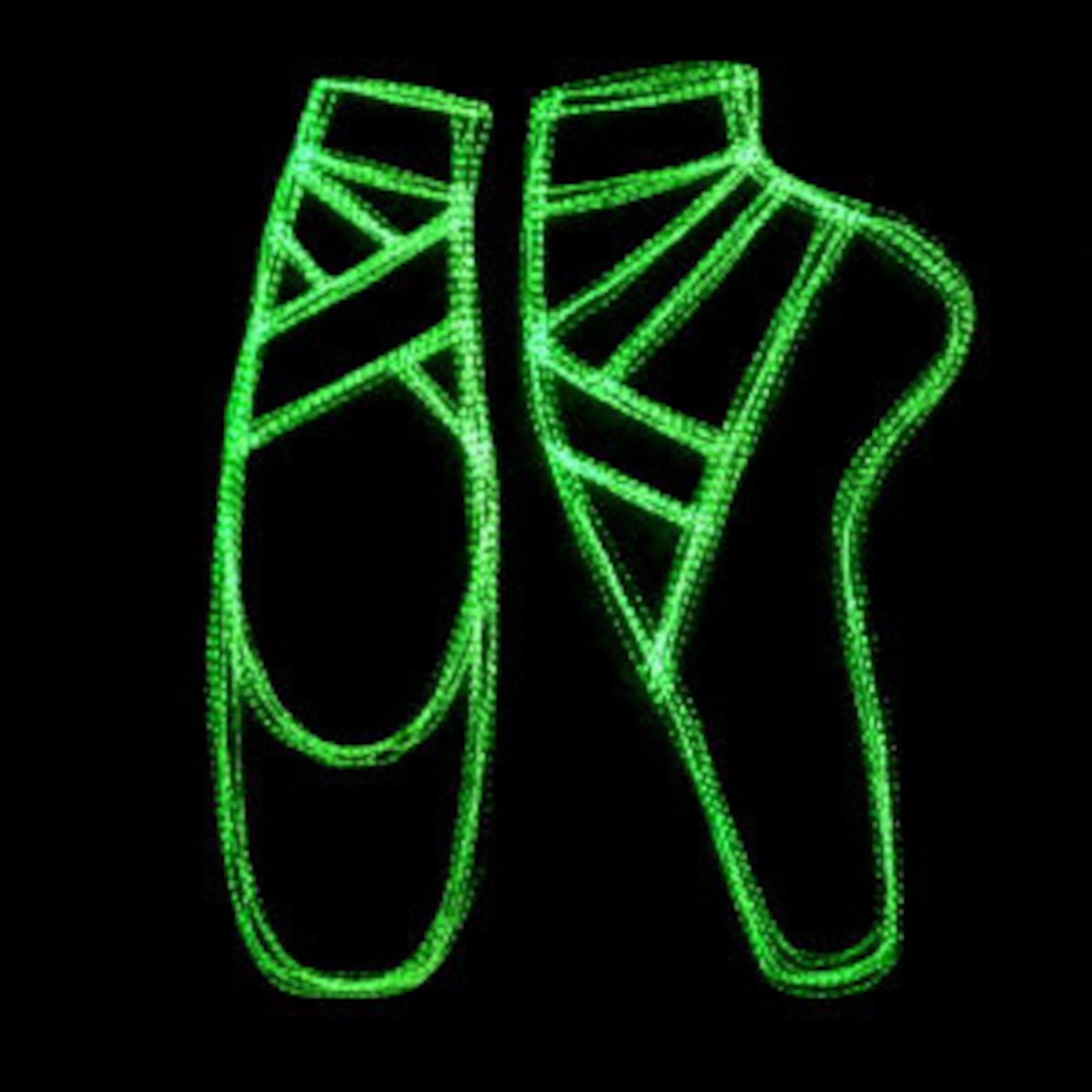 ballet shoes toe shoes applique embroidery scribble thread ballet shoes toe shoes applique embroidery scribble thread