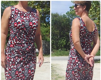 In a Twist Dress  - PDF Sewing  pattern