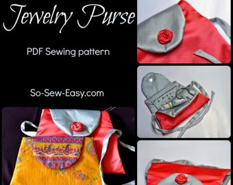 Jewelry Purse - PDF Sewing  pattern