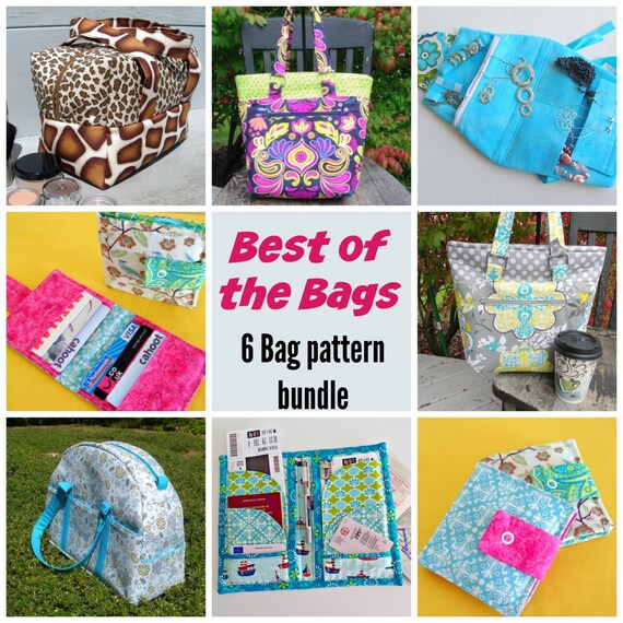 Best of the Bag Bundle 6 patterns | Etsy