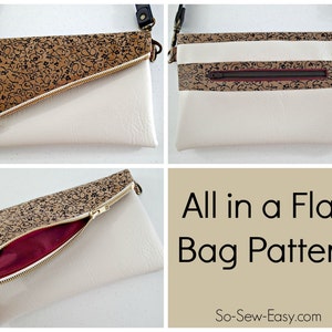 All in a Flap Bag - PDF Sewing  pattern