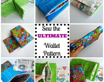 The Ultimate Wallet - PDF Sewing  pattern