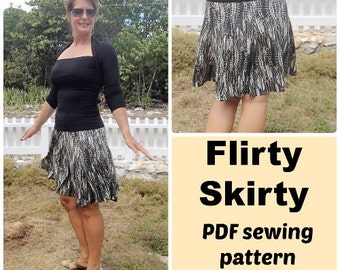 Flirty Skirty  - PDF Sewing  pattern