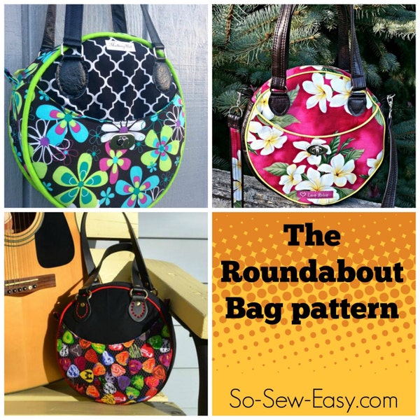 Roundabout Bag - PDF Sewing  pattern