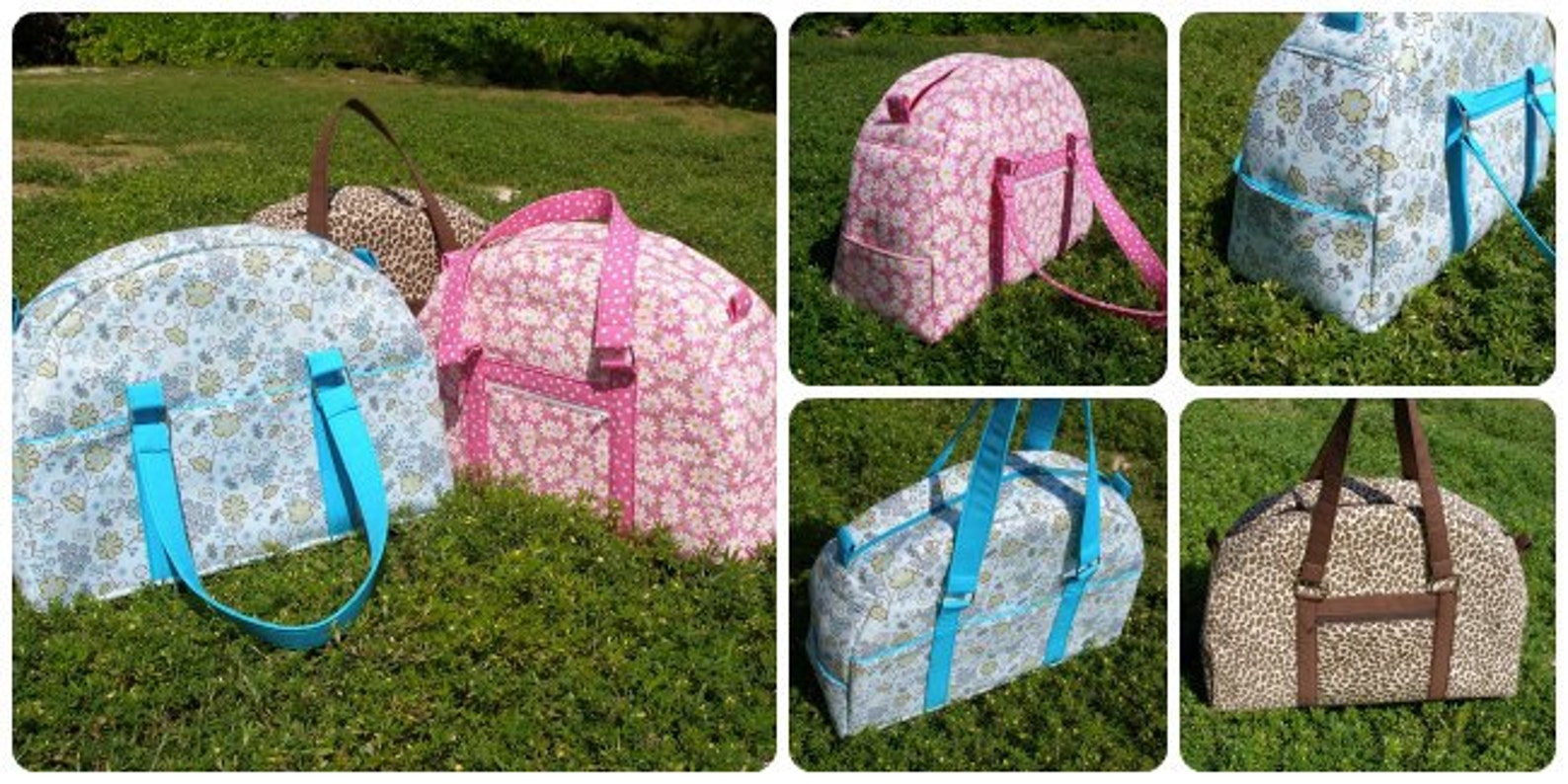 Carry All Bag PDF Sewing pattern weekender or carryon Etsy