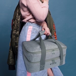 Insulated Casserole Carrier Hot or Cold Food, Thermal Food Bag for Potluck Party, Picnic