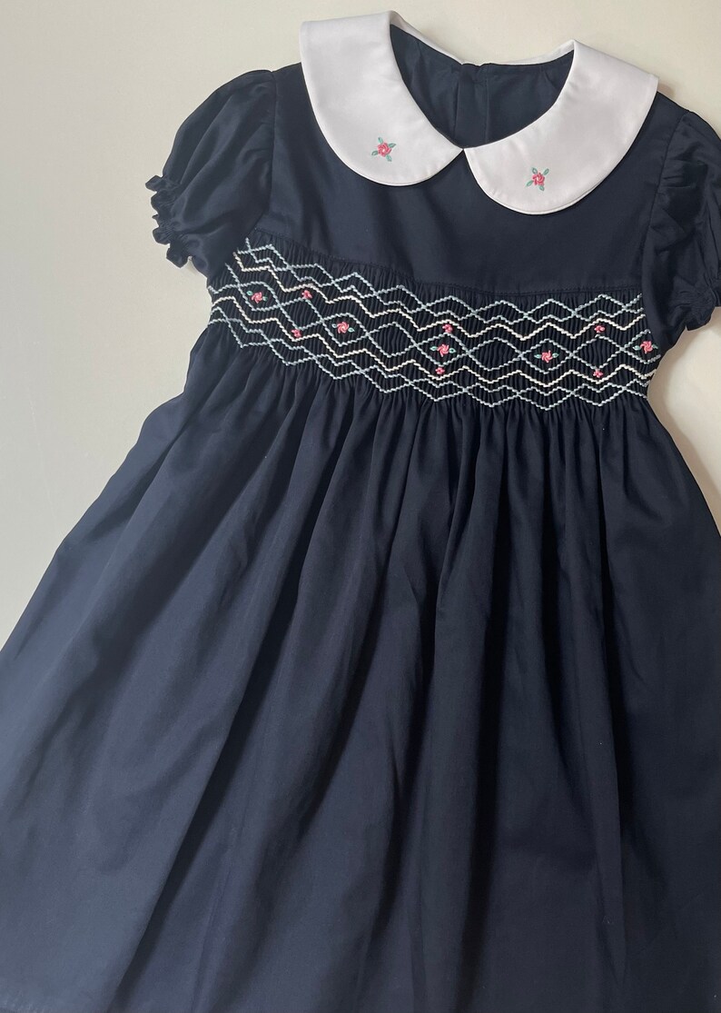 Not So Blue Smocked Dress