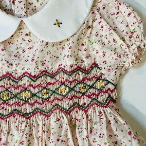 Rose Smocked Dress