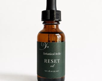Reset Face Oil/ Lightweight Facial Oil/ Hydrating Skincare/ Simple Skincare/ Small Batch