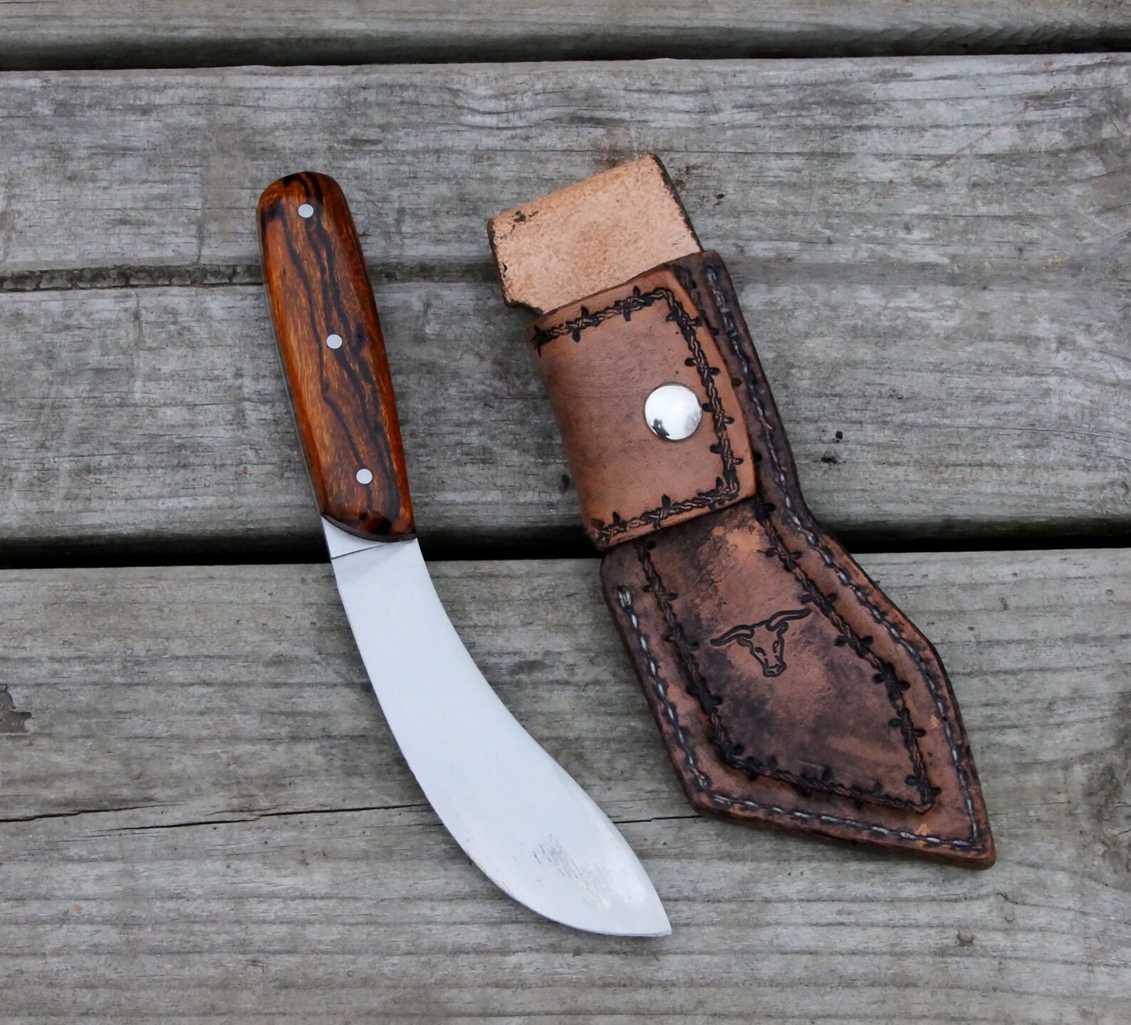 Speh Custom Knives Buffalo Skinning Knife Etsy
