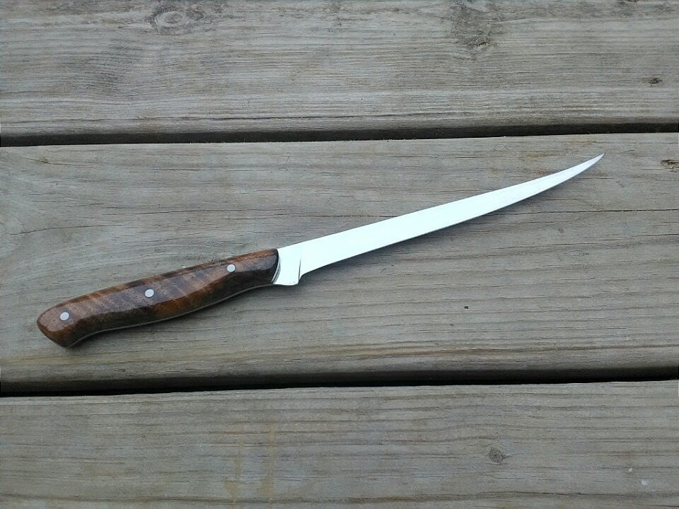 Speh Custom Knives Big Lake Fillet Knife Spruce Cone Handle 