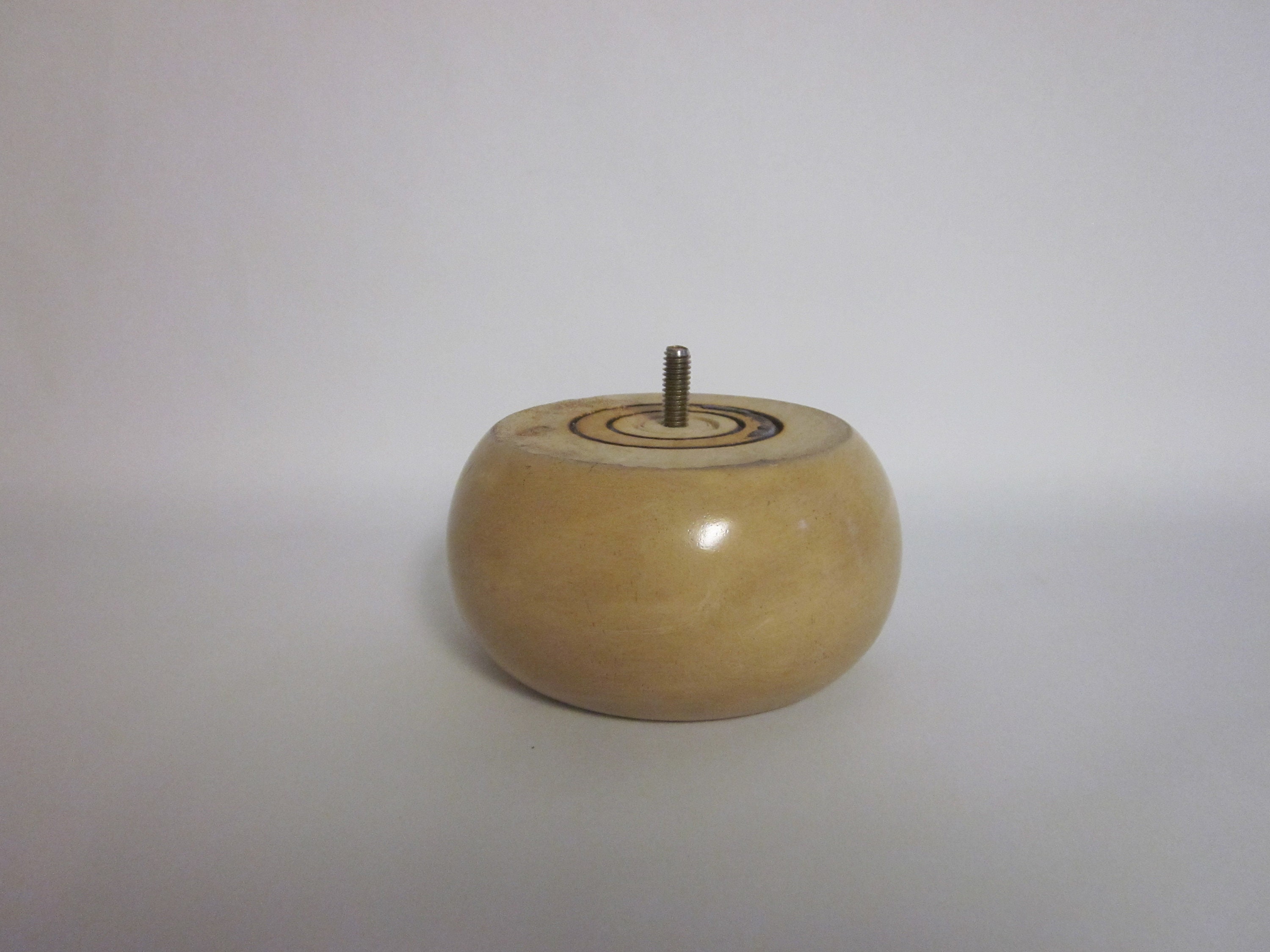 2.5 Tall Rustic White Wooden Bun Feet set of 4 Etsy