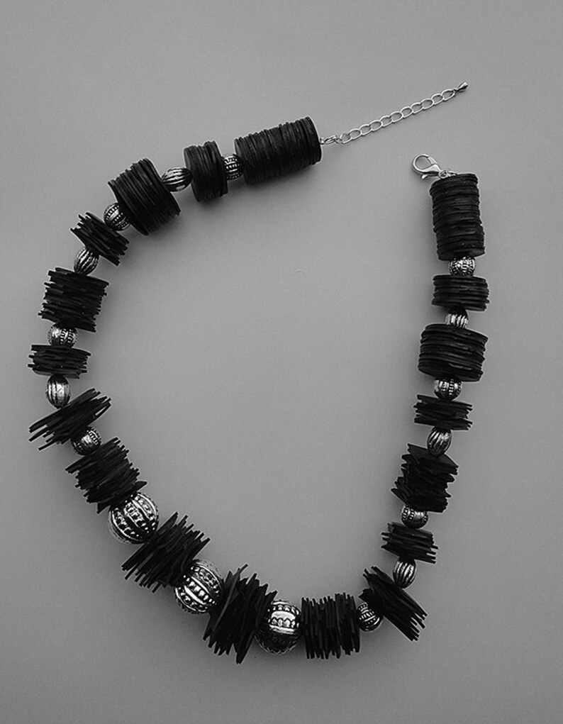 Exclusive Necklace / Special Necklace / Black Necklace With Etsy