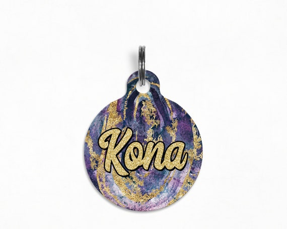 Gold pet id tag hot sale
