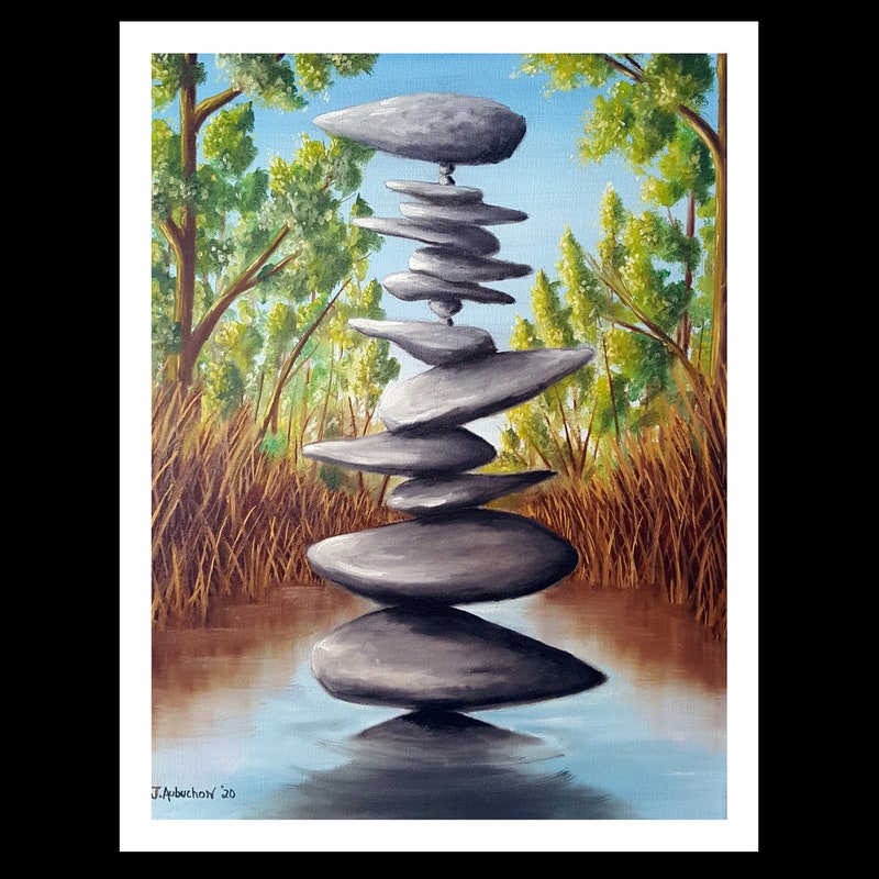 Rock Cairn - Etsy