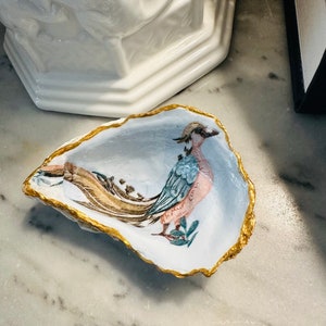 Oyster Shell Decor Ring Dish